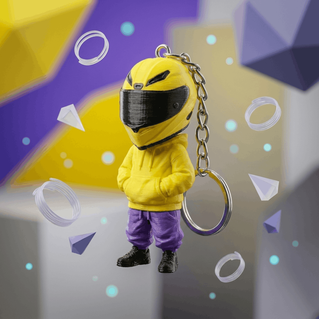 Buy Gamer Character Keychain - 3D printed gaming online India
