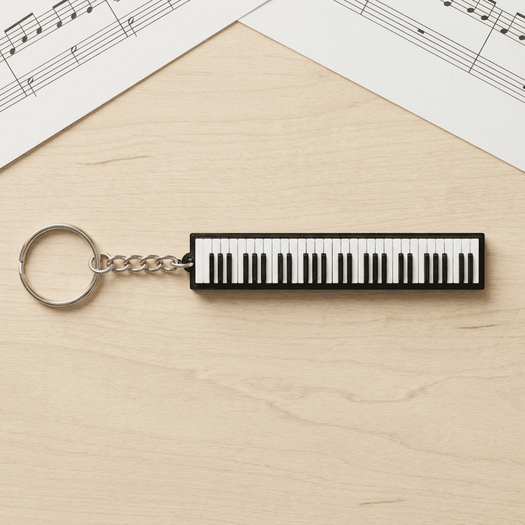 Buy Piano Keys Keychain - 3D printed keyrings online India