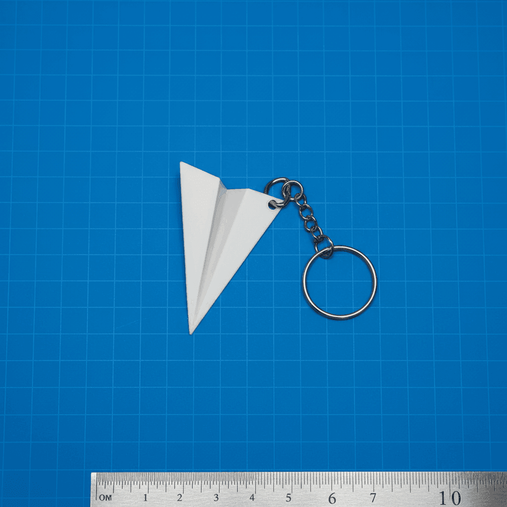 Buy Paper Airplane Keychain - 3D printed keyrings online India