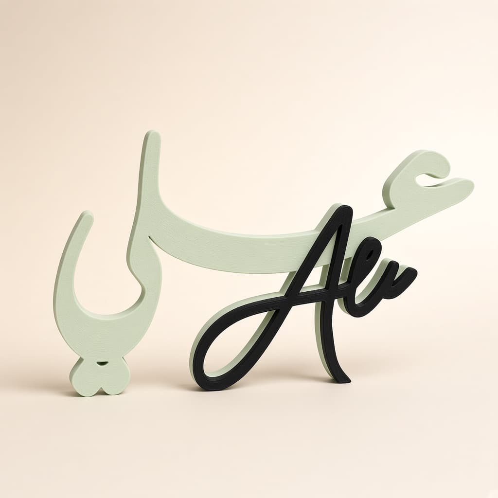 Buy Personalized Bilingual Name Sign - 3D printed home-decor online India
