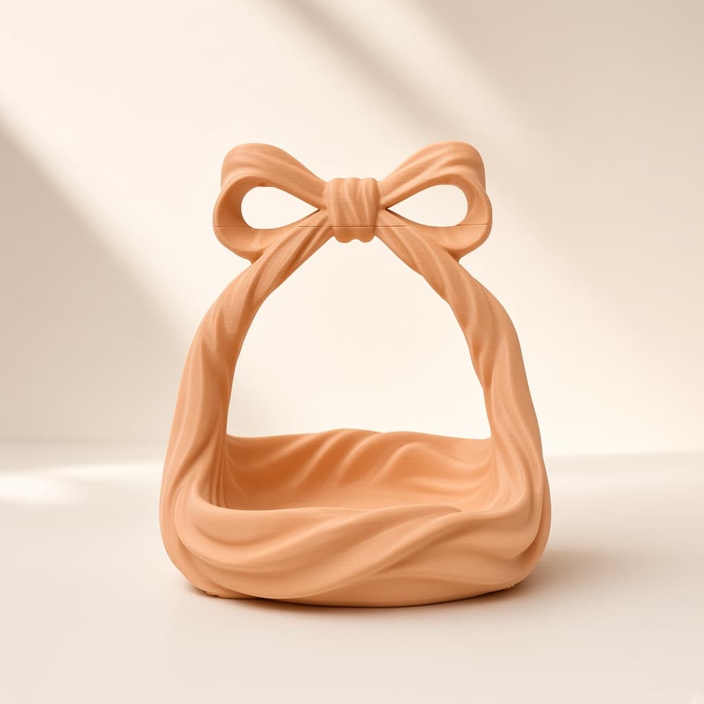 Buy Bow Handle Jewelry Basket - 3D printed organizers online India