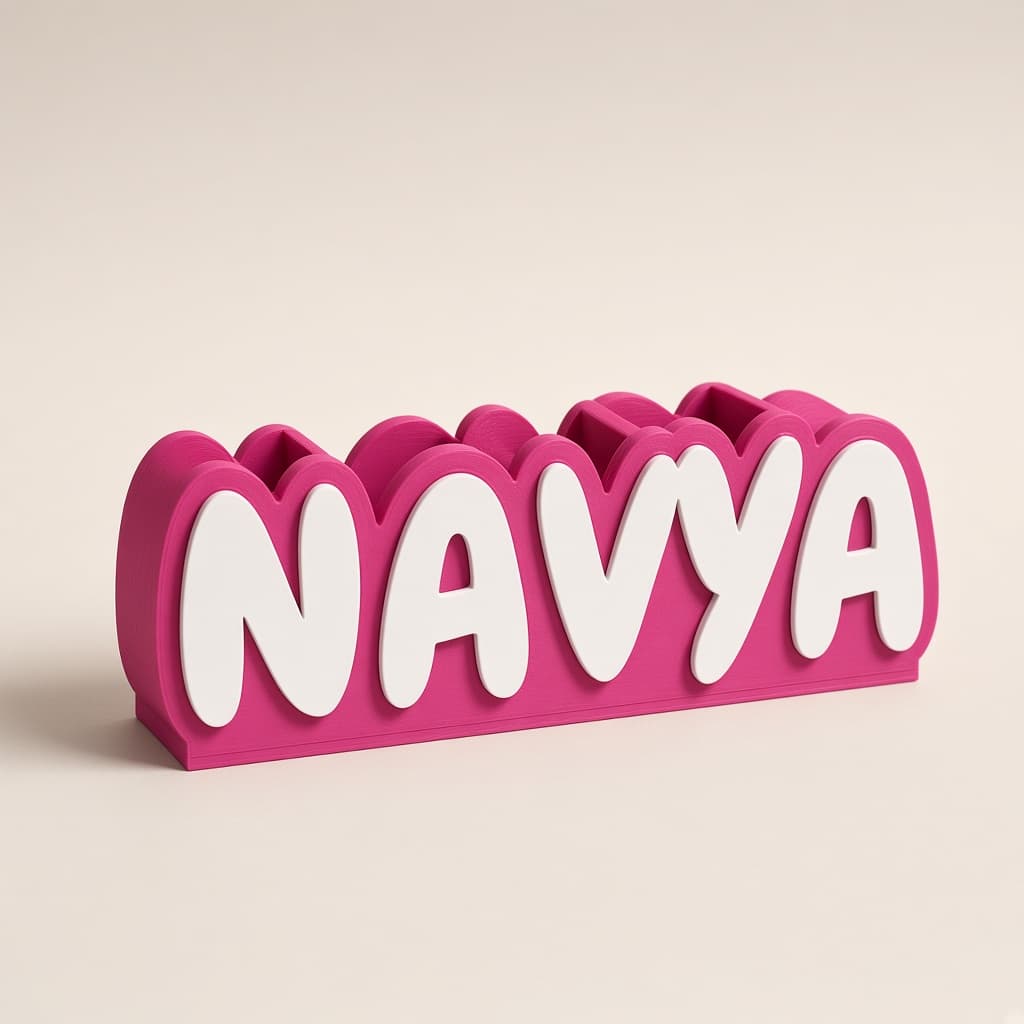 Buy Personalized Name Pen Stand - 3D printed organizers online India