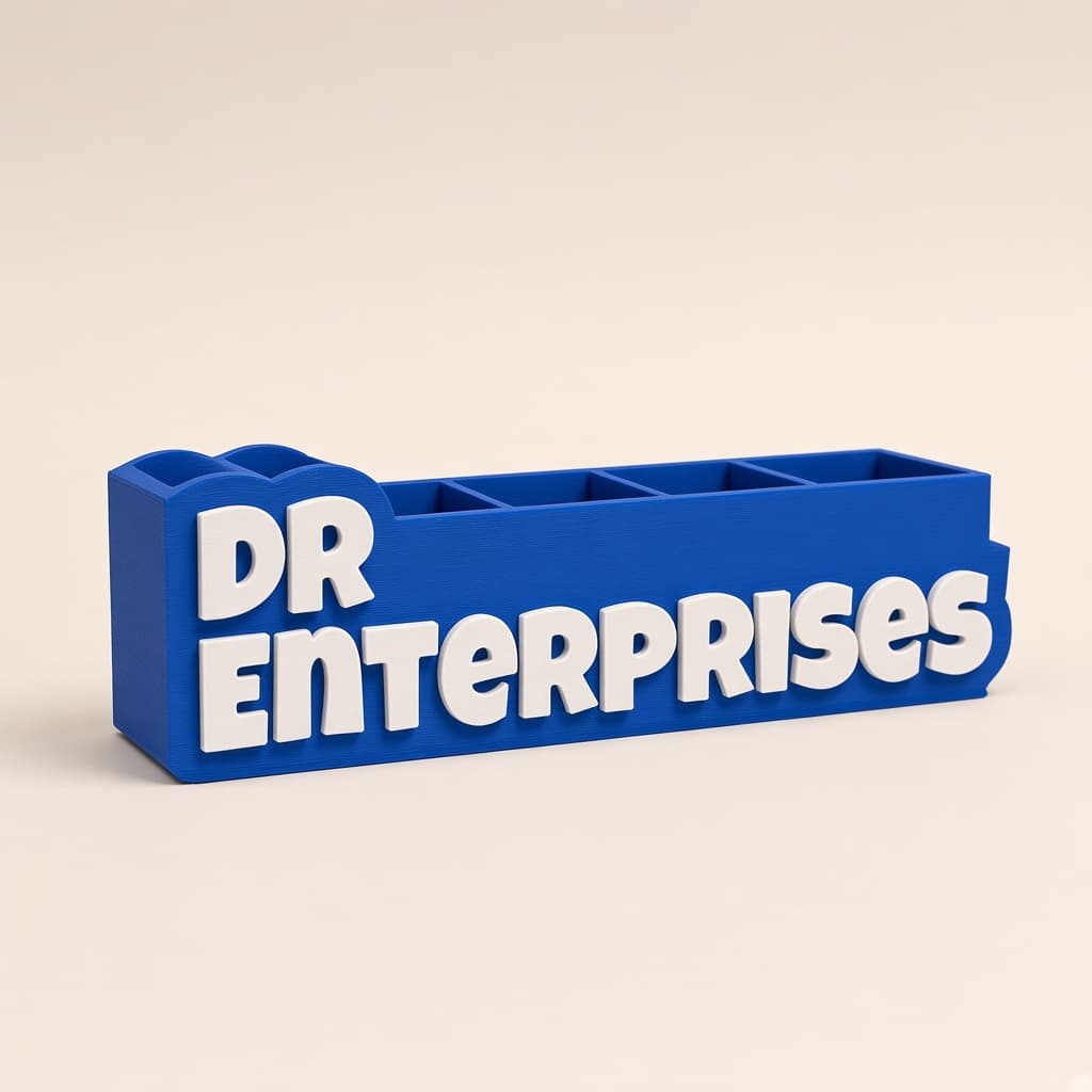 Buy Personalized Office Name Pen Stand - 3D printed organizers online India