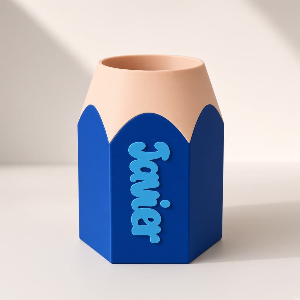 Buy Personalized Pencil Shape Pen Stand - 3D printed organizers online India