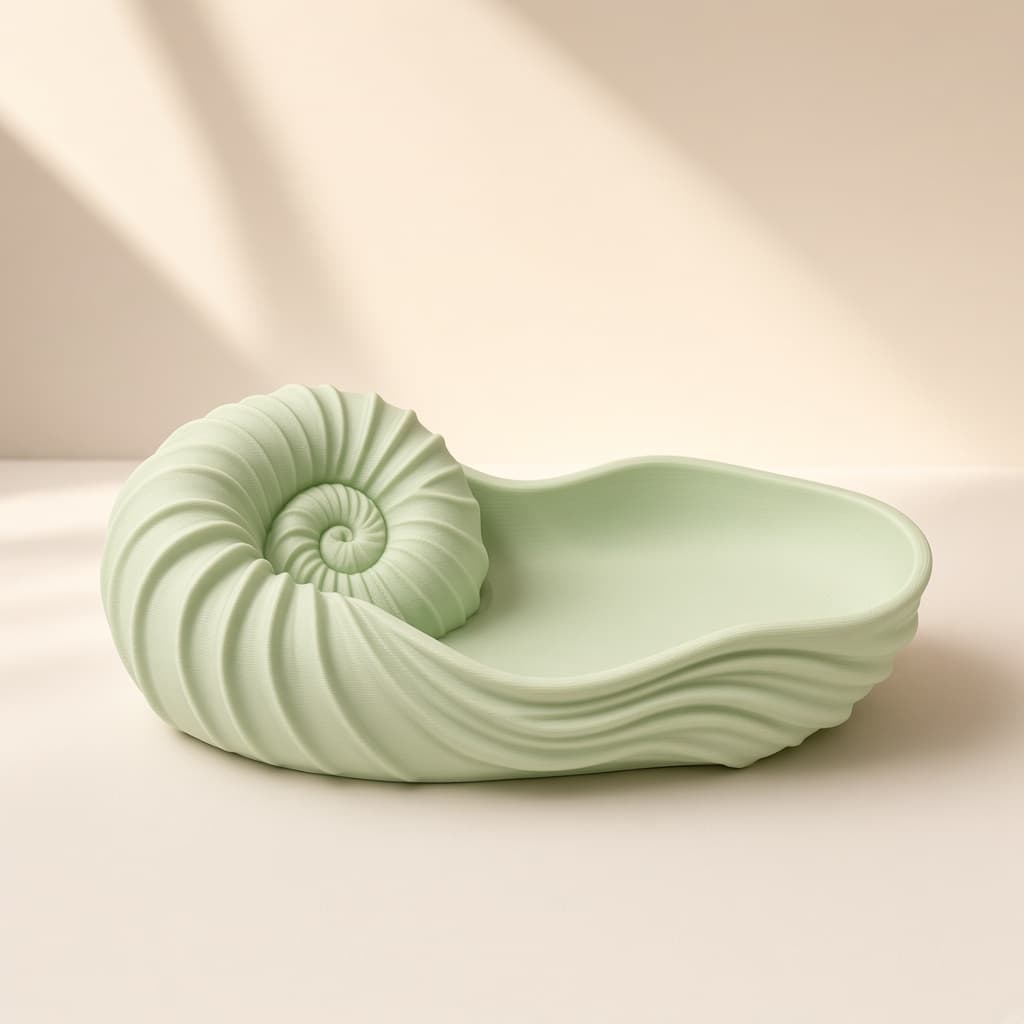 Buy Seashell Nautilus Jewelry Dish - 3D printed organizers online India